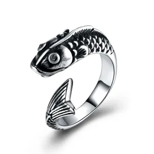 316L Stainless Steel Classic Pisces Men's Ring
