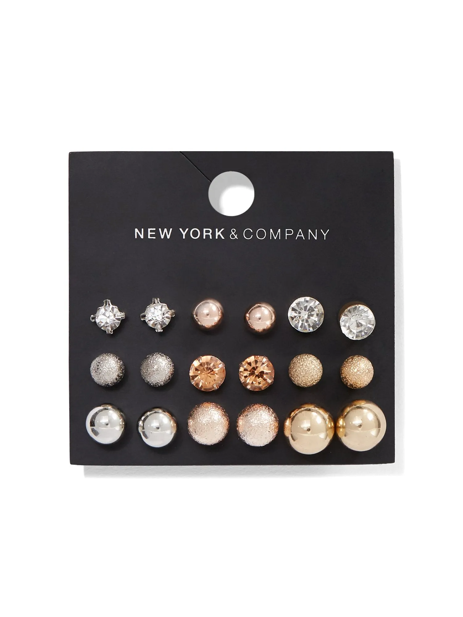 9-Piece Post Earring Set