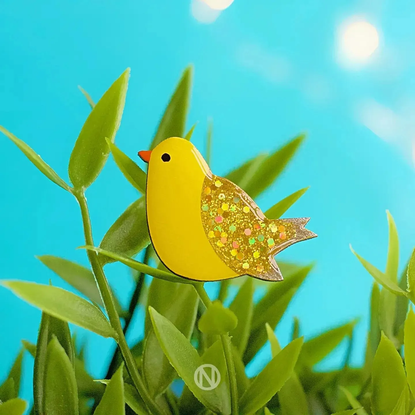 Canary Pin Brooch