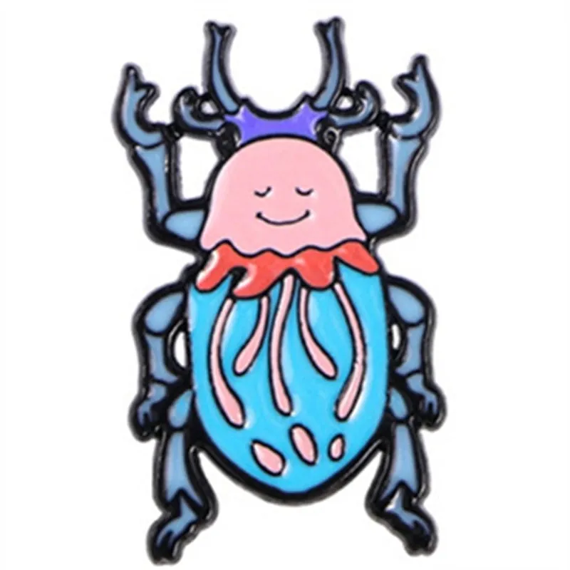 Cartoon Style Pastoral Insect Butterfly Alloy Unisex Corsage Brooches Collar Pin