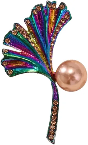 Chic Multi-color Purple series Plant Flowers Brooch Pins for Women Girls Corsage Brooch Party Ceremony Accessories Dance Banquet Pins
