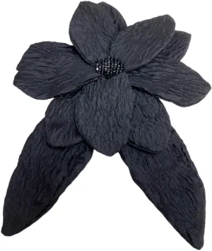 Dainty Organza Fabric Rose Flower Extra Large Big Brooches Lapel Pins Camellia Flower Oversized Brooch Pin for Women Wedding Party Dance Banquet Dress Suit Clothes Accessories Jewelry 13inch
