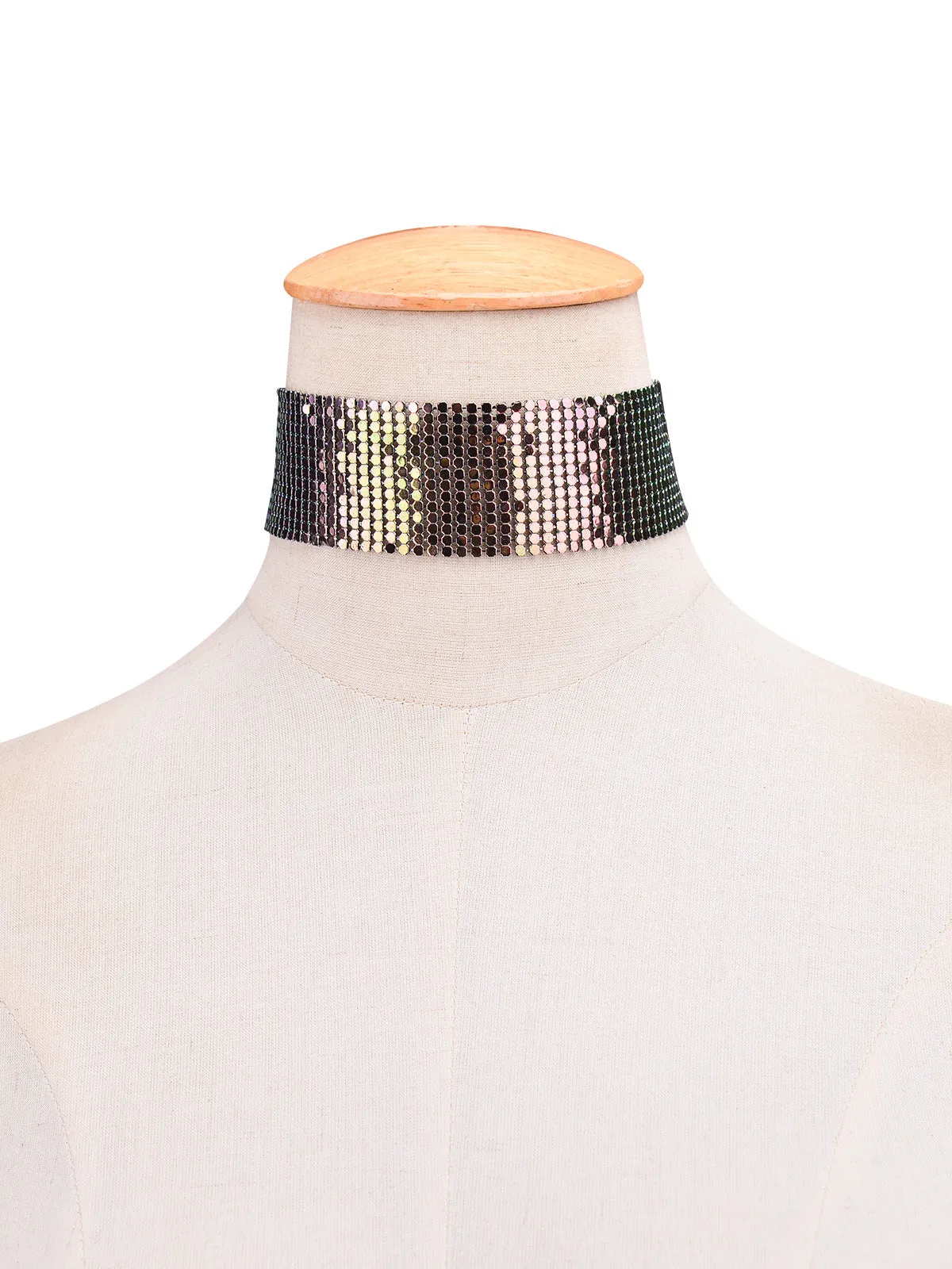 Disco Mesh Choker