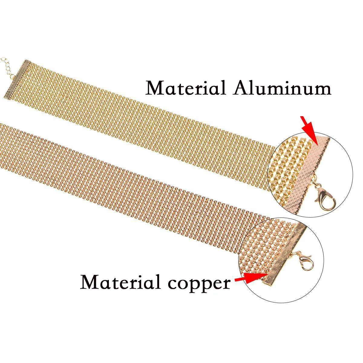 Disco Mesh Choker