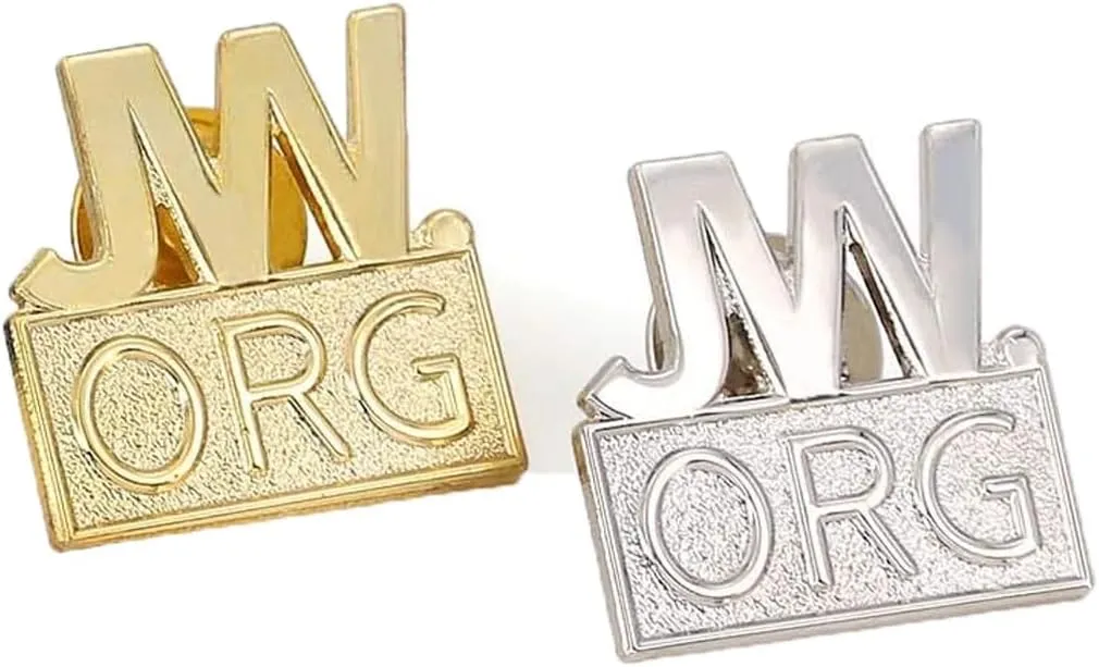 JW.org Lapel Pins Lot of 2 Lapel Backpacks Brooches DIY Accessories JW.org Presents for Jehovah's Witnesses
