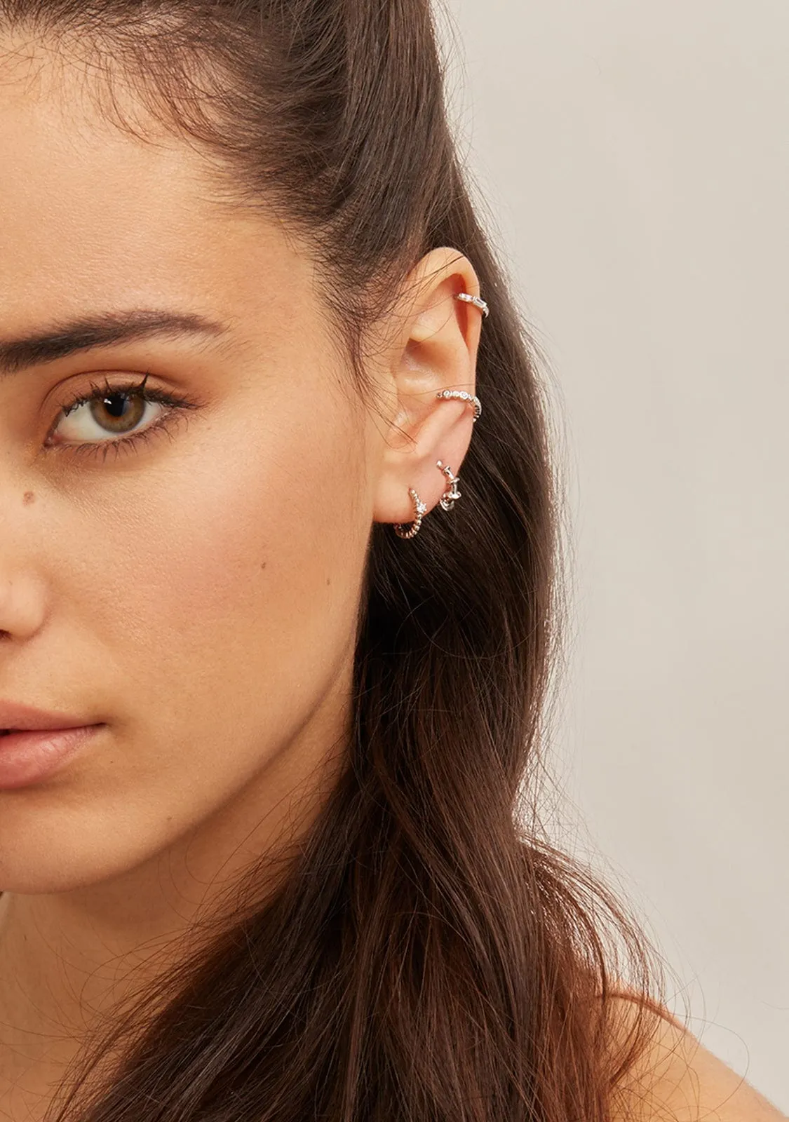 Royal Hoop Piercing Silver