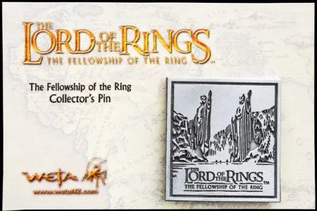 Weta Lord of the Rings Pin / Brooch - Fellowship of the Ring