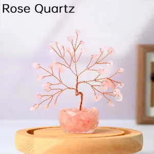 Wholesale Treasure Bowl Crystal Fortune- شجرة الحياة الحرف اليدوية الإبداعية