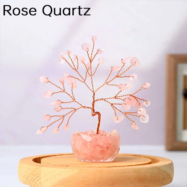 Wholesale Treasure Bowl Crystal Fortune- شجرة الحياة الحرف اليدوية الإبداعية